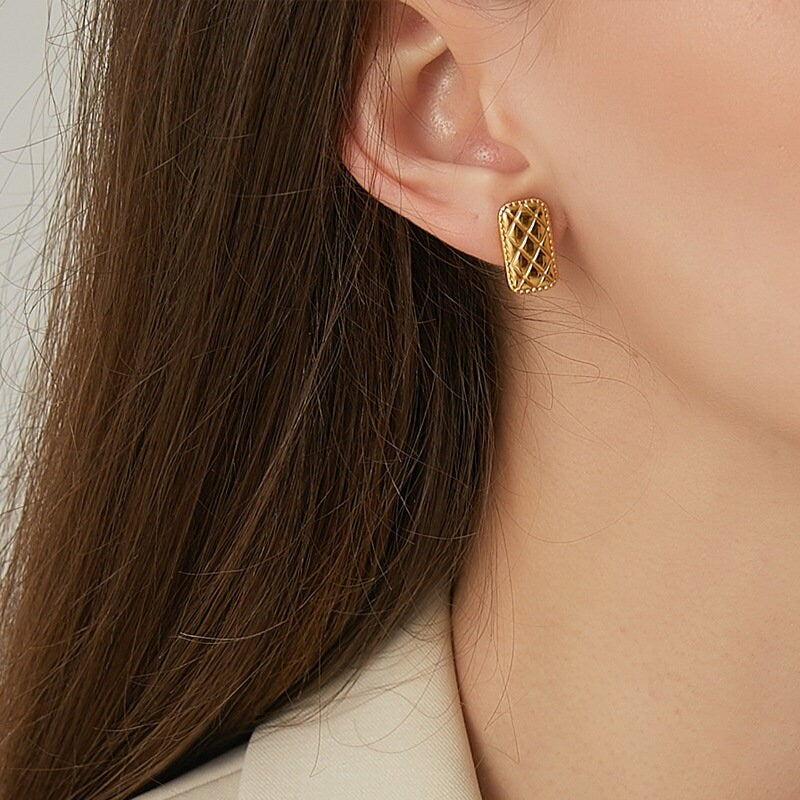 Everyday square earrings