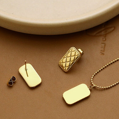 Everyday square earrings